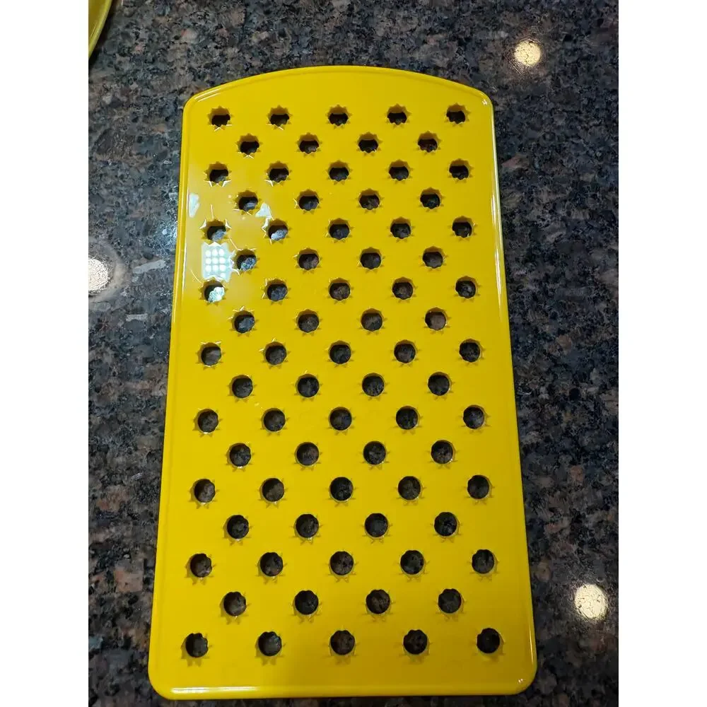 Vintage Tupperware Veggie Cheese Slicer/Grater Kit Yellow No Bowl